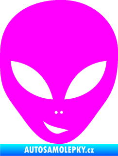 Samolepka UFO 003 levá Fluorescentní růžová