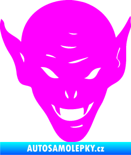 Samolepka Upír 002 pravá Fluorescentní růžová