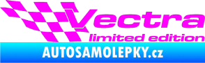 Samolepka Vectra limited edition levá Fluorescentní růžová