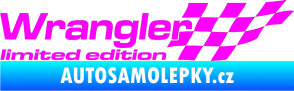 Samolepka Wrangler limited edition pravá Fluorescentní růžová