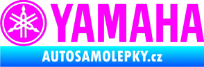 Samolepka Yamaha 001 Fluorescentní růžová