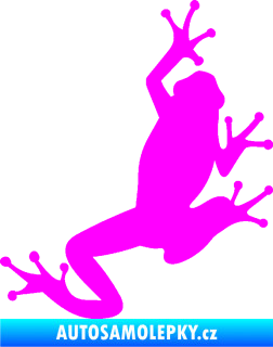 Samolepka Žába 004 pravá Fluorescentní růžová