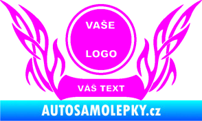 Samolepka Znak Tetování 002 Fluorescentní růžová