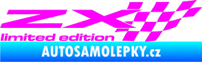 Samolepka ZX limited edition pravá Fluorescentní růžová