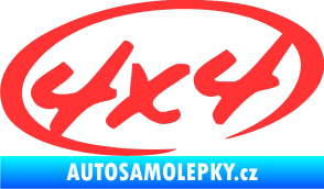 Samolepka 4x4 varianta 011 světle červená