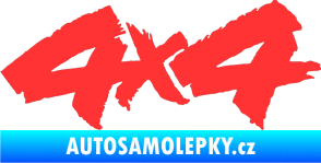 Samolepka 4x4 varianta 015 světle červená