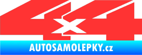 Samolepka 4x4 varianta 018 světle červená