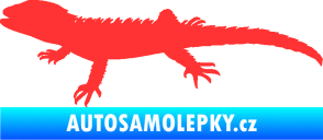 Samolepka Agama 001 levá světle červená