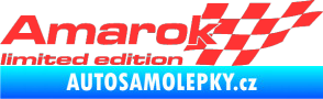 Samolepka Amarok limited edition pravá světle červená