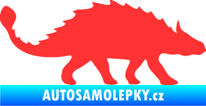 Samolepka Ankylosaurus 001 pravá světle červená