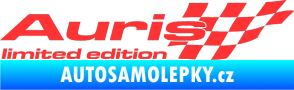 Samolepka Auris limited edition pravá světle červená