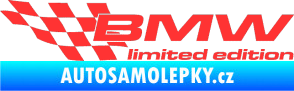 Samolepka BMW limited edition levá světle červená