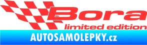 Samolepka Bora limited edition levá světle červená