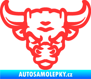 Samolepka Býk 012 světle červená