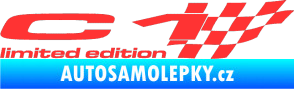 Samolepka C1 limited edition pravá světle červená