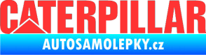 Samolepka Caterpillar - jedna barva světle červená