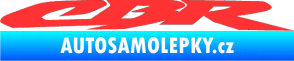 Samolepka CBR 002 světle červená