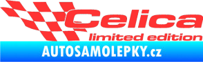 Samolepka Celica limited edition levá světle červená