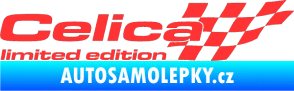 Samolepka Celica limited edition pravá světle červená