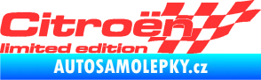 Samolepka Citroen limited edition pravá světle červená