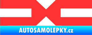 Samolepka Dacia 004 světle červená