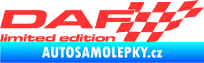 Samolepka DAF limited edition pravá světle červená