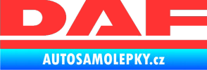 Samolepka DAF světle červená