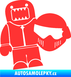 Samolepka Domo 014 pravá Stig světle červená