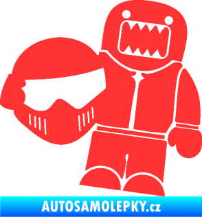 Samolepka Domo 014 levá Stig světle červená
