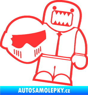 Samolepka Domo 015 pravá  Stig světle červená