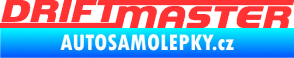 Samolepka Drift master nápis světle červená