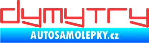 Samolepka Dymytry 002 světle červená