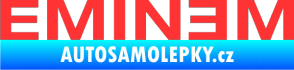 Samolepka Eminem světle červená