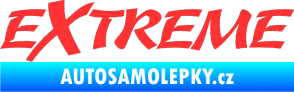 Samolepka Extreme 003 světle červená