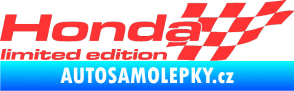 Samolepka Honda limited edition pravá světle červená