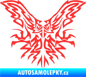 Samolepka Kapota 037 tatto dravec světle červená