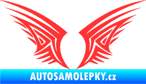 Samolepka Křídla 005 světle červená