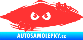 Samolepka Kuk 003 levá šmírák světle červená