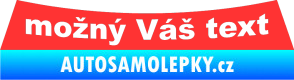 Samolepka Lada 2101 - přední světle červená