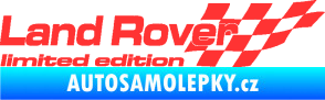 Samolepka Land Rover limited edition pravá světle červená