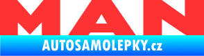 Samolepka MAN nápis světle červená