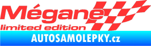 Samolepka Mégane limited edition pravá světle červená