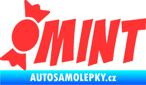 Samolepka Mint bonbón světle červená