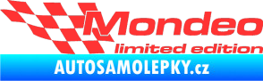 Samolepka Mondeo limited edition levá světle červená