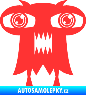 Samolepka Monstrum 003 levá světle červená