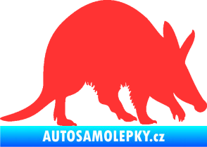 Samolepka Mravenečník 002 pravá světle červená