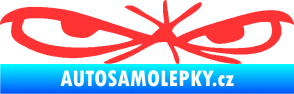 Samolepka Oči 002 pravá světle červená