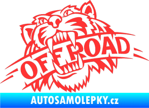 Samolepka Off Road 001  světle červená