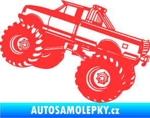 Samolepka Off Road 003 levá světle červená