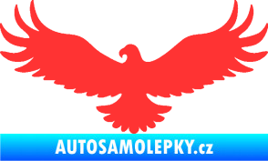 Samolepka Orel 006 levá světle červená